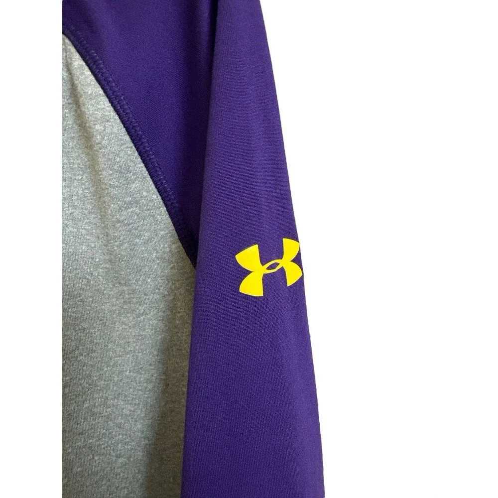 Under Armour Youth XL Minnesota Vikings Purple Lightweight Hoodie Long Sleeve